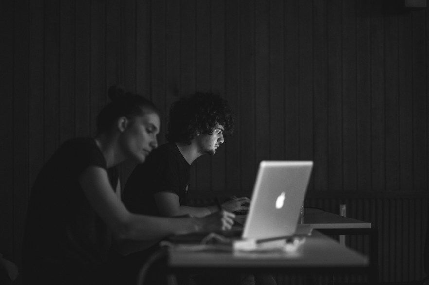 Rehearsing .I THINK WE CALLED IT FAMILY